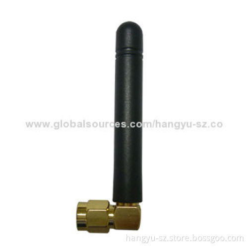 915MHz Rubber Antenna with 902-928MHz Frequency Range, 2dBi Gain and Low VSWR
